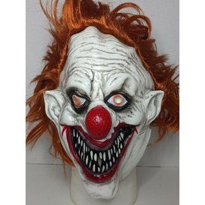 Clown Scary Halloween Costume Dress Up Rubber Mask